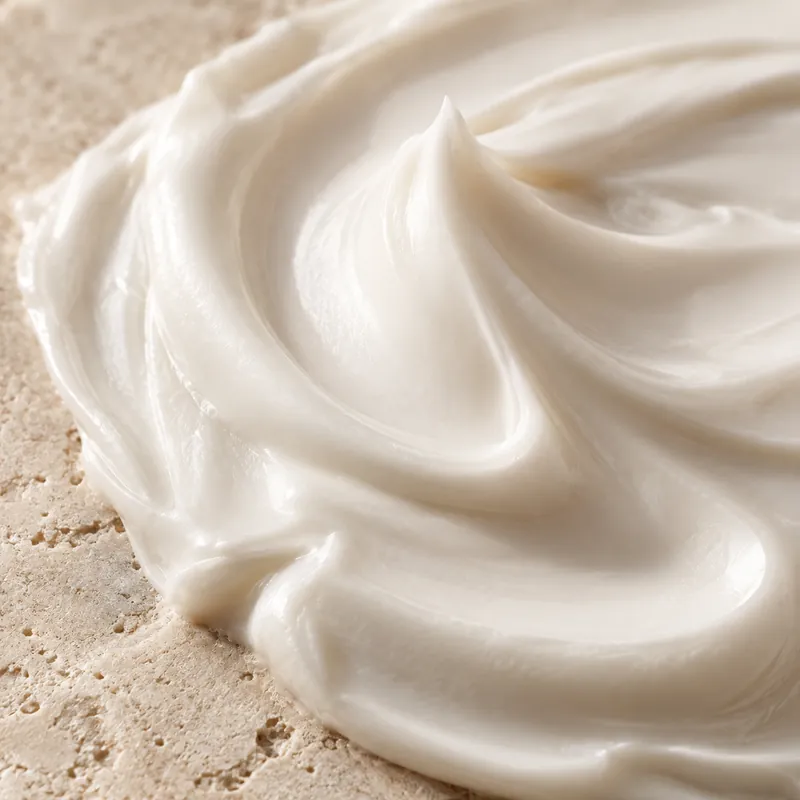 Remolino de crema rica con colágeno