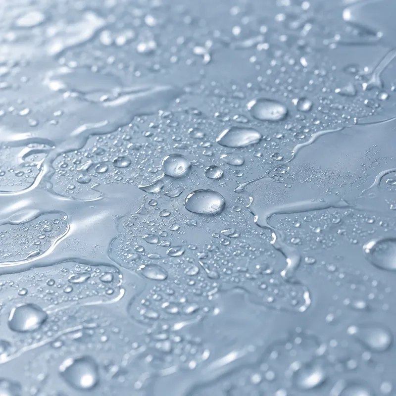 Textura de gel de agua con gotas