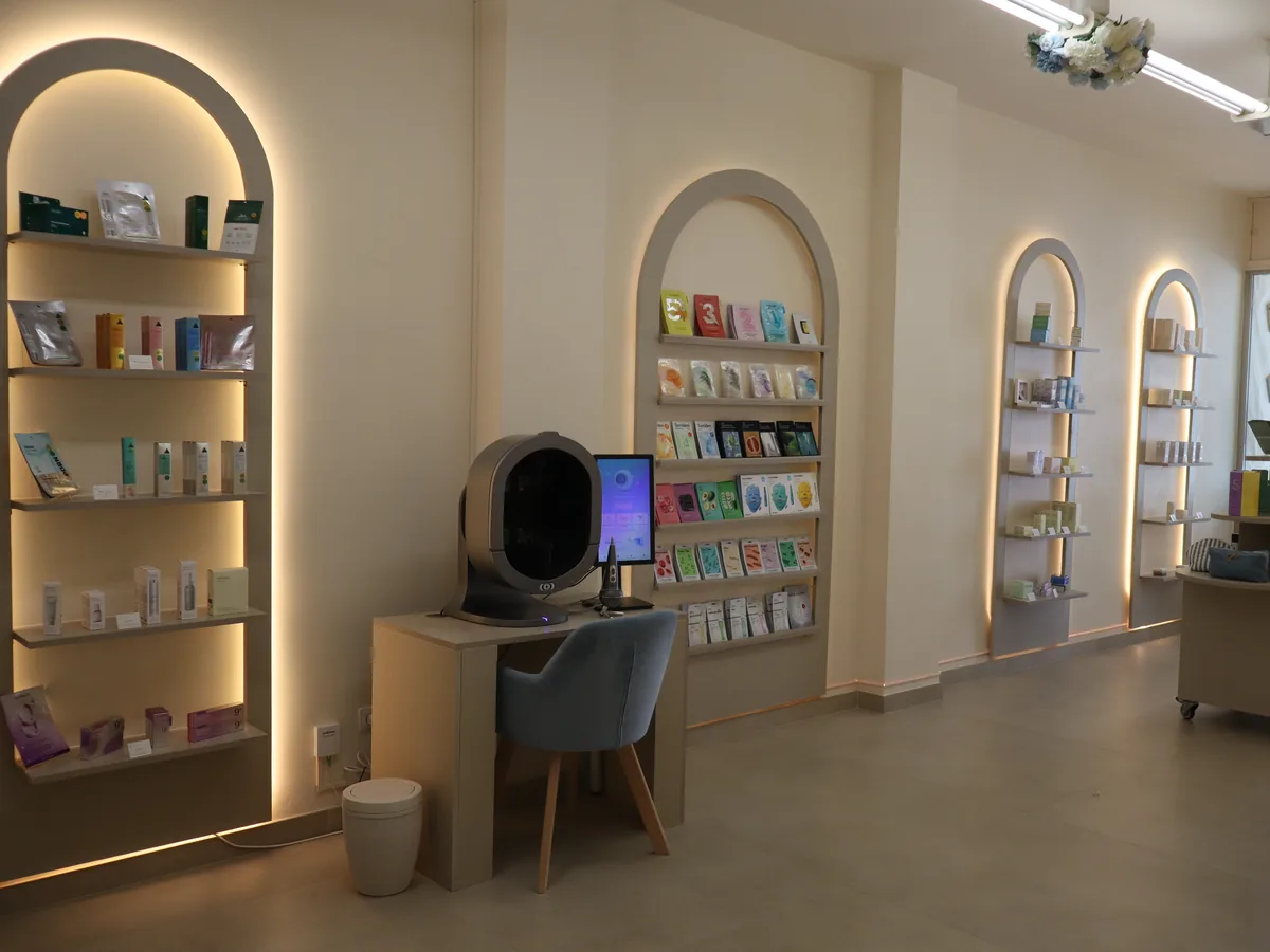 El Skin Analyzer en la tienda Aöra