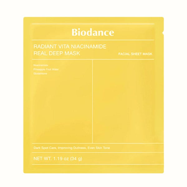 Radiant Vita Niacinamide Real Deep Mask – Biodance